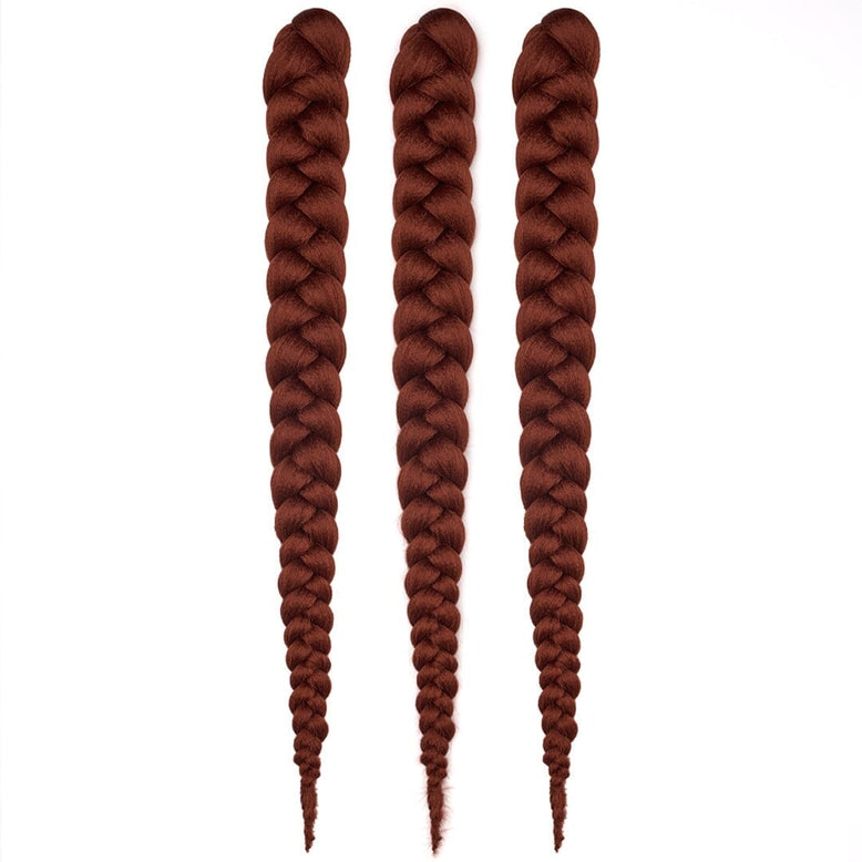DOSSO BEAUTY 28" 3 Bundle Pack Non-Toxic Hypoallergenic Braiding Hair