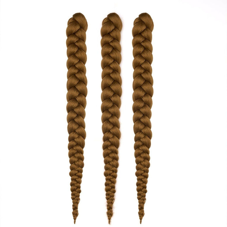 DOSSO BEAUTY 28" 3 Bundle Pack Non-Toxic Hypoallergenic Braiding Hair