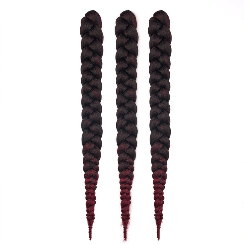 DOSSO BEAUTY 28" 3 Bundle Pack Non-Toxic Hypoallergenic Braiding Hair