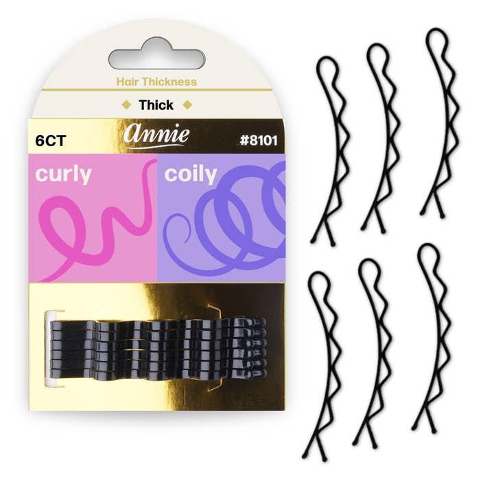 ANNIE 6.4cm Firm Hold Bobby Pin